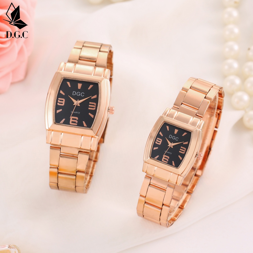 Jam Tangan Digital Model Rantai Couple Pria Wanita Fashion Grosir Murah Analog Quartz Import Premium C88