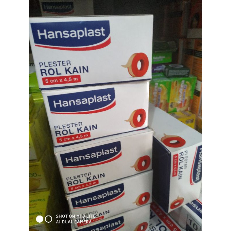 HANSAPLAST ROLL KAIN JUMBO BESAR 5CM X 4,5M HANSAPLAS PEMBALUT LUKA