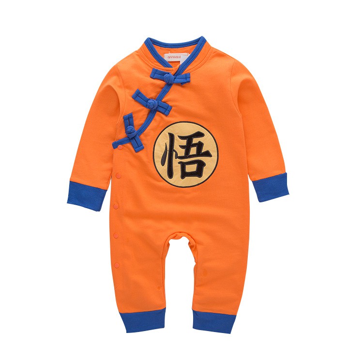 Jumpsuit bayi laki-laki lengan panjang jumpsuit naga cina keren banget