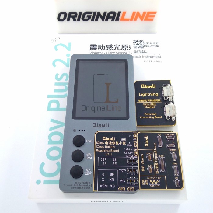 {SuheStore} ICOPY PLUS 3.1 by QIANLI ORIGINAL REPAIR TRUE TONE  TAPTIC ENGINE - 3in1 VERSI 2.2 Murah
