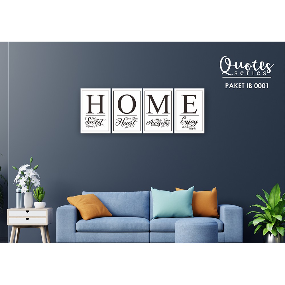 Walldecor Pajangan Dinding Home Quotes