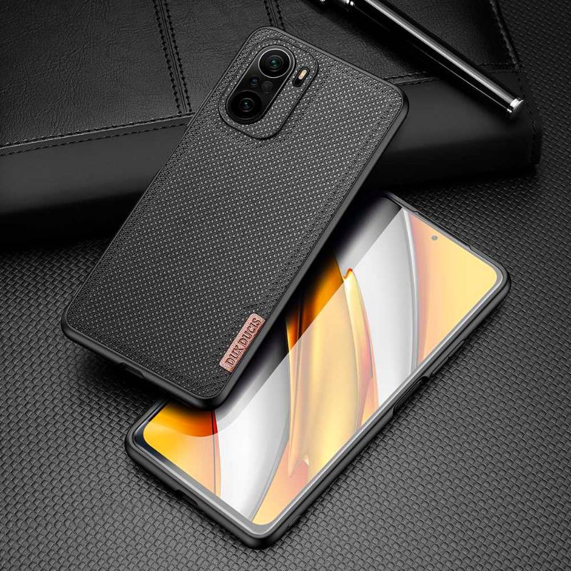 Case Dux Ducis Poco F3 / Xiaomi Redmi Note 10 Pro / Note 10 / Note 10s Casing Fino Series Premium Woven Nylon