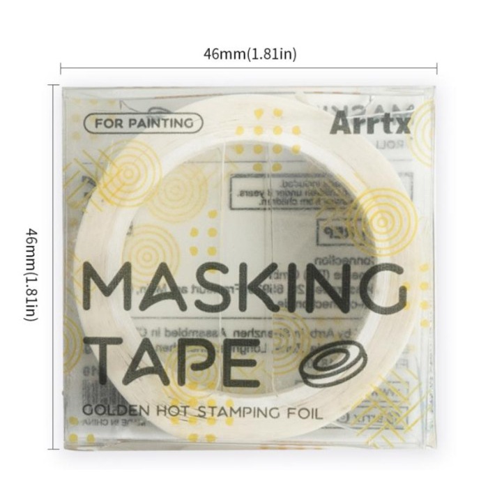 

Segera Miliki Arrtx Gold Foil Masking Tape 15Mm X 10M (For Painting) Diskon