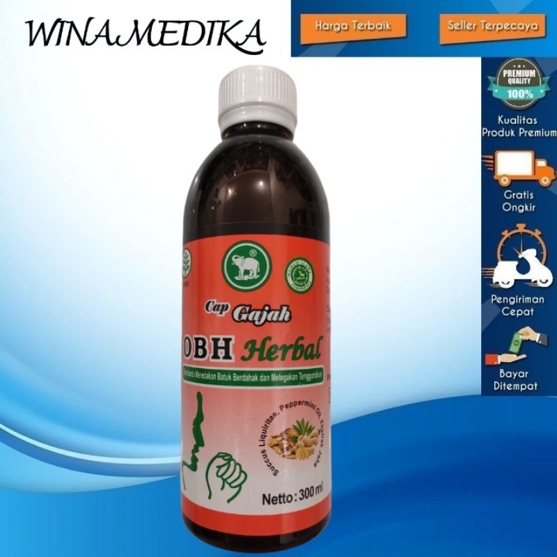 OBH HERBAL CAP GAJAH 300 ML