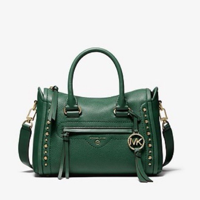 michael kors mk carine small studded moss