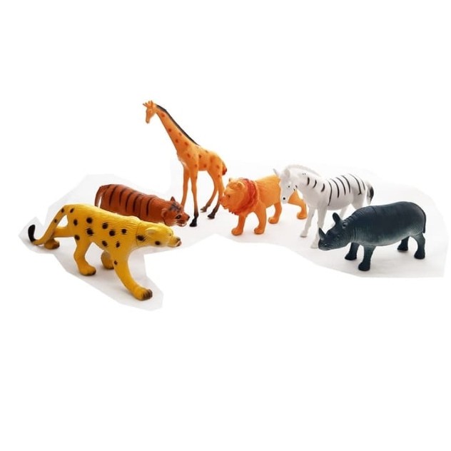 Mainan Anak Wild Animal Set 585 / Set Binatang Liar Besar
