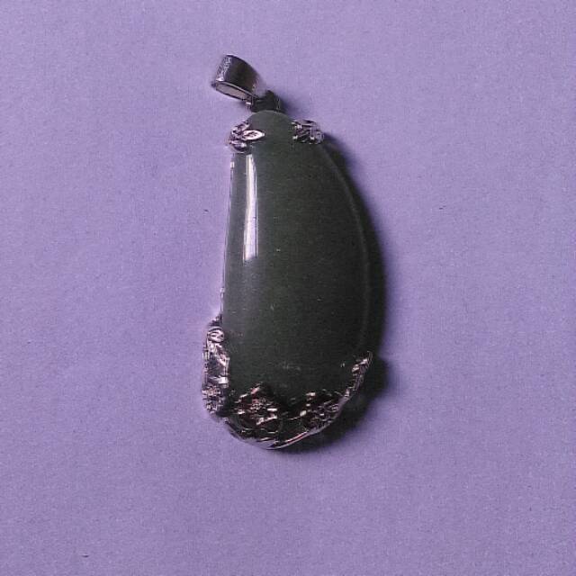 Liontin mangga batu giok aventurine