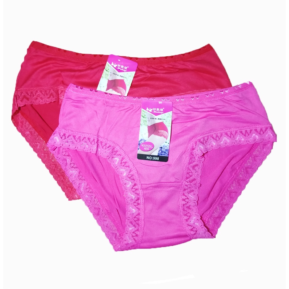 6Pcs Celana Dalam Renda Celana Dalam Wanita Renda Miaokaigi 998-All Size-Vegasusstore1 (COD)