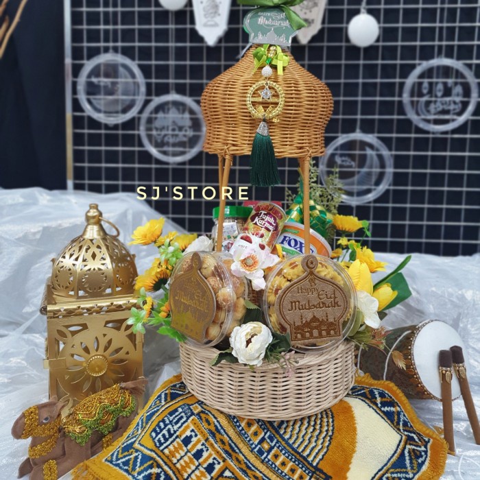 

Paket box hampers lebaran kue kering toples murah 47