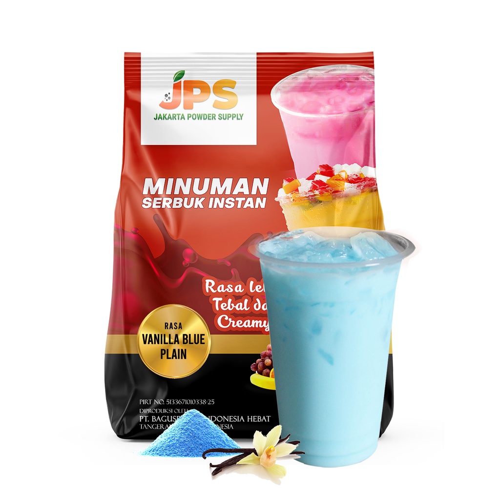 

JPS Vanilla Blue Plain Serbuk Powder Bubuk Minuman 1 Kg