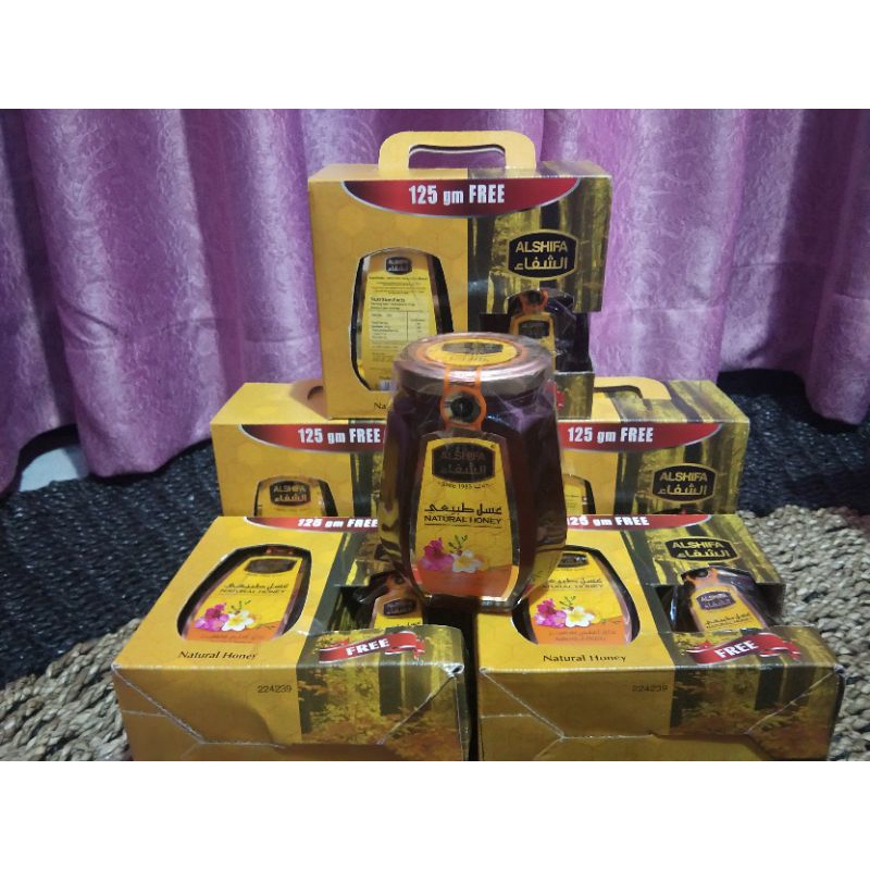 

madu al shifa 500gr free 125gr