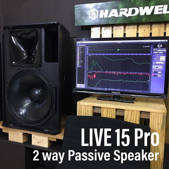 Speaker Pasif Sound System 2 Way 15 inch 500 Watt HARDWELL LIVE 15 PRO - LIVE15 - LIVE15PRO
