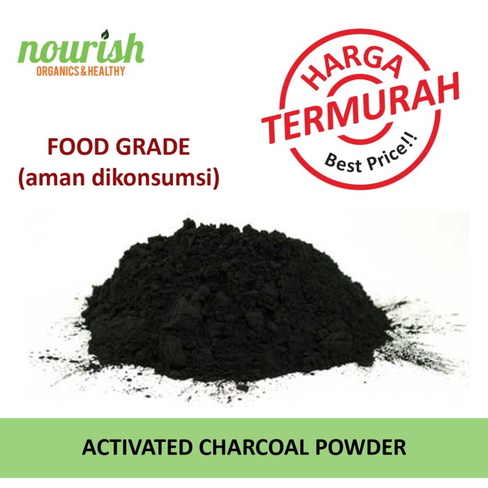 

Ds11 Activated Charcoal Powder (Bubuk Arang Aktif) 100 G G6B040B1