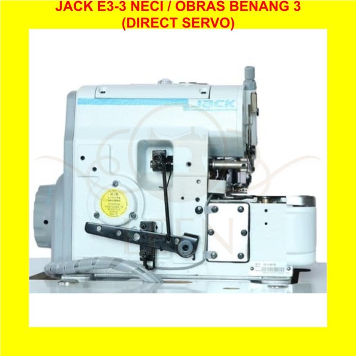 Mesin Neci Direct Servo Jack E3-3 E 3 Jahit Obras Benang 3 LEEN