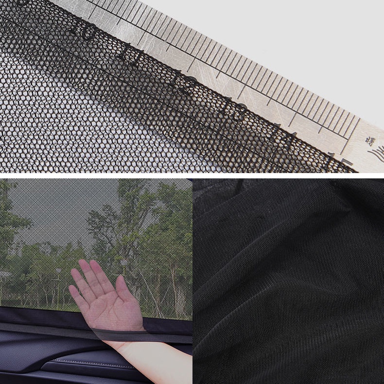 2 / 4 pcs car anti-mosquito sunscreen insulation curtain car door screen anti-ultraviolet