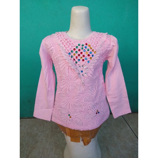 Kaos anak perempuan import 2-4 tahun atasan anak cewek