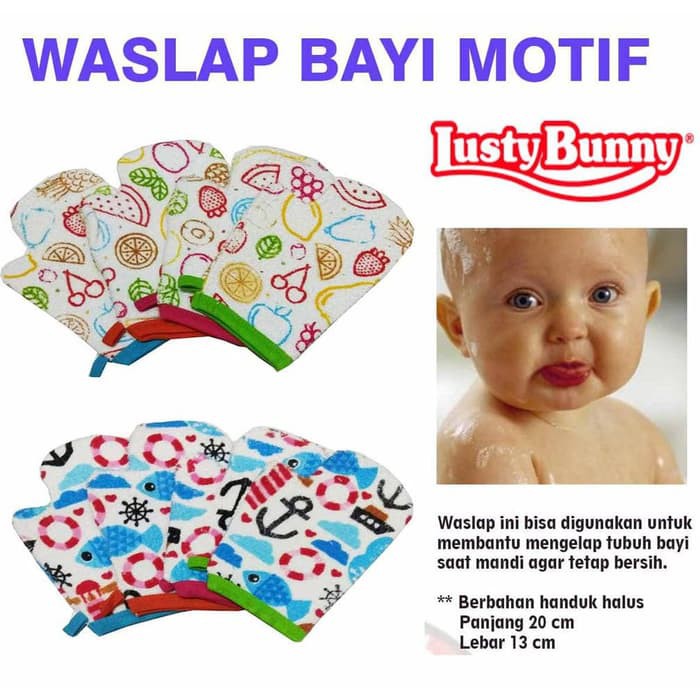 ♥BabyYank♥ WASHLAP LUSTY BUNNY/LAP MANDI BAYI WASLAP TERMURAH TERBAIK