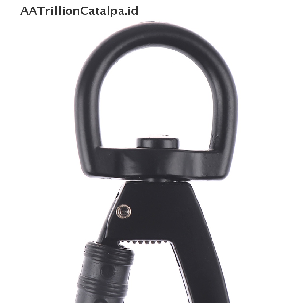 Aatrillioncatalpa 1PC Carabiner Tipe D Pengunci Otomatis Dengan Cincin Putar Untuk Outdoor