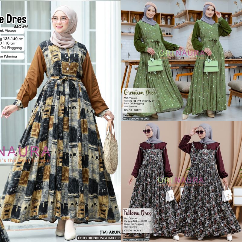 GRENISM DRES ORI NAURA // LIVE DRES // FALLONA DRES // GAMIS VISCOSE