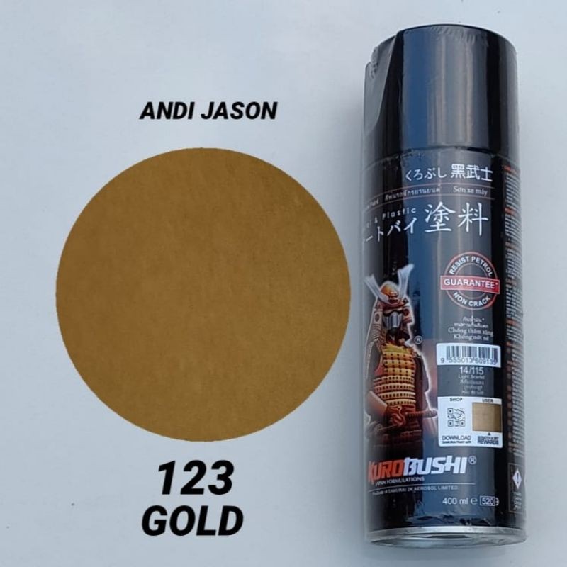 CAT SEMPROT SAMURAI PAINT 400 CC NO 123 GOLD