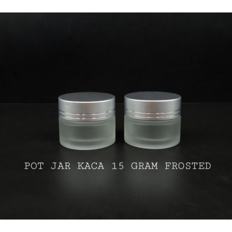 Pot Cream 15Gr Frosted Pot Cream 15 Gr Frosted Kaca Pot Cream Kaca