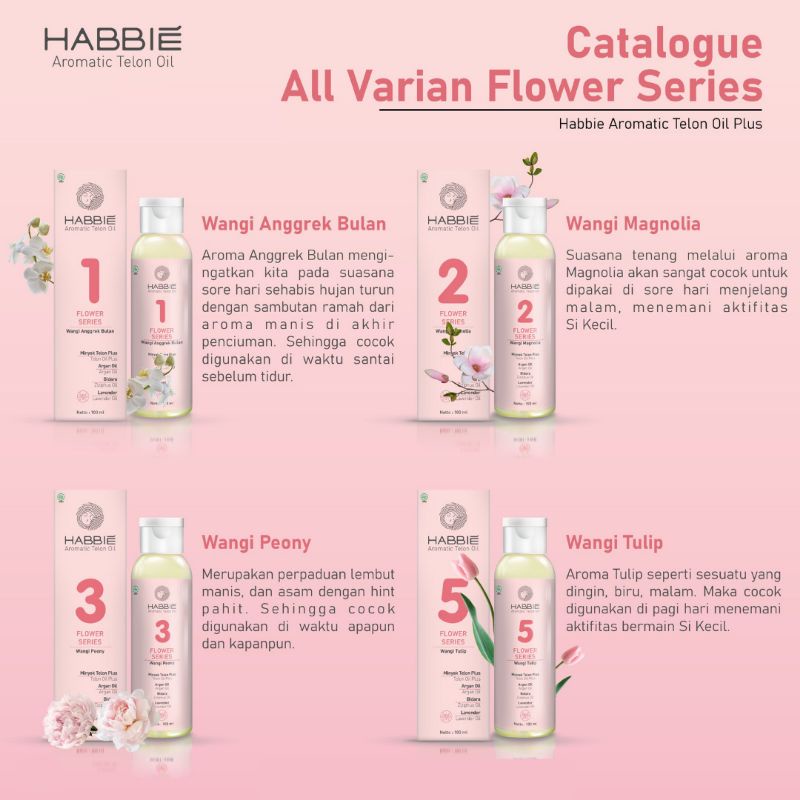 RESELLER RESMI - MINYAK TELON SULTAN HABBIE FLOWER SERIES BEST SELLER VIRAL 100ML