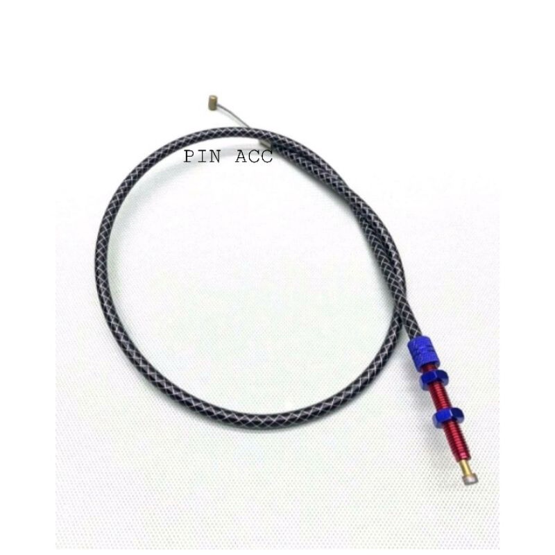 Kabel kopling serat karbon 90cm universal motor vixion old/new ninja R/RR dll