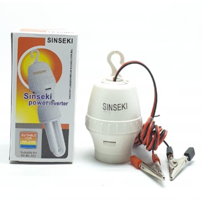 SSK Inverter DC Ke AC 9w ~ 20w / Fiting  Gantung Inverter / Fiting Lampu