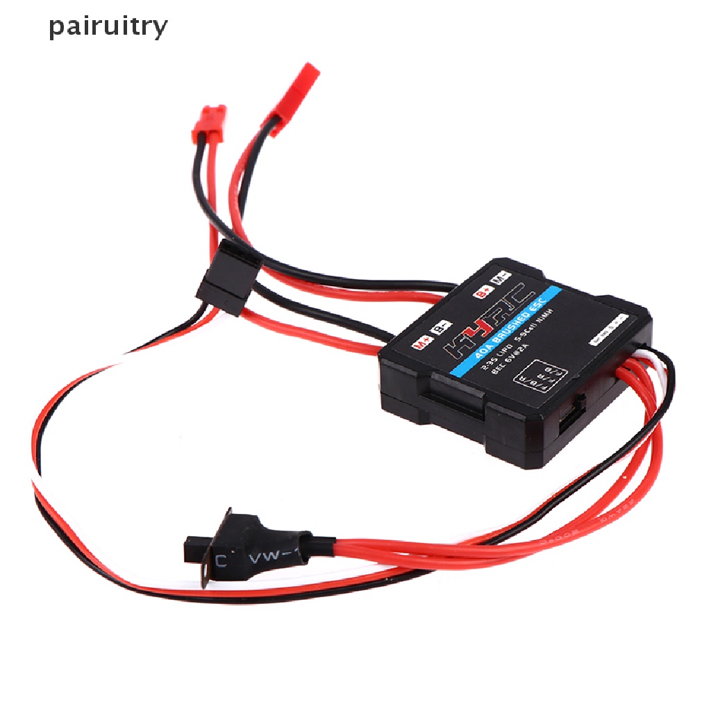 Prt 40A Brushed ESC Electronic Speed Controller Untuk WPL C24 C34 MN D90 MN99S MN86S PRT