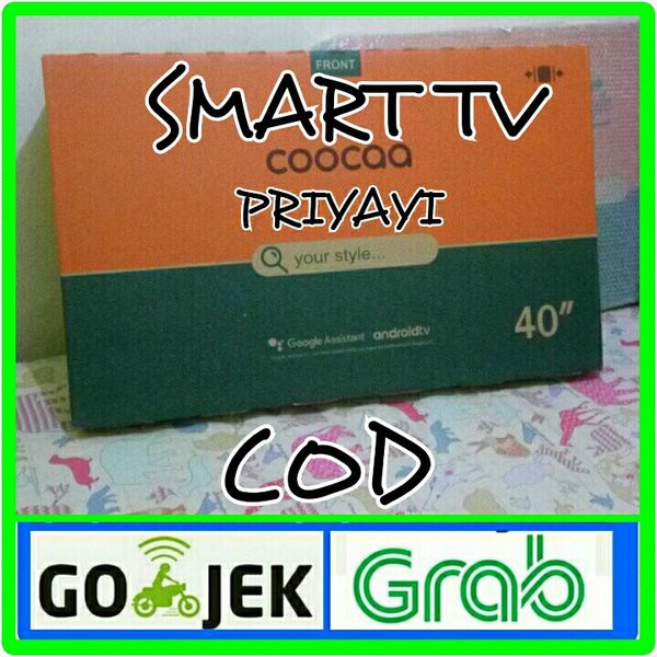 COOCAA LED TV 40 inch 40S5G Android Smart TV - Wifi - Full HD Panel - Slim - USB HDMI - Infinity