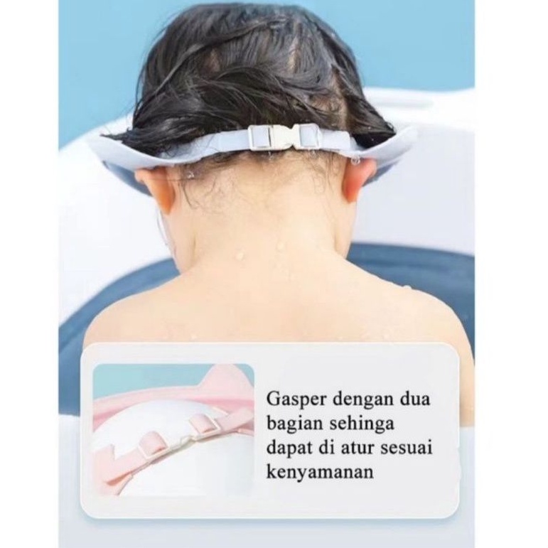 Topi Keramas anak silicone gesper