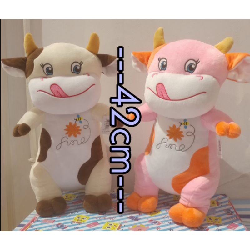 BONEKA SAPI LUCU BONEKA BULU SAPI BONEKA DAKRON MODEL SAPI