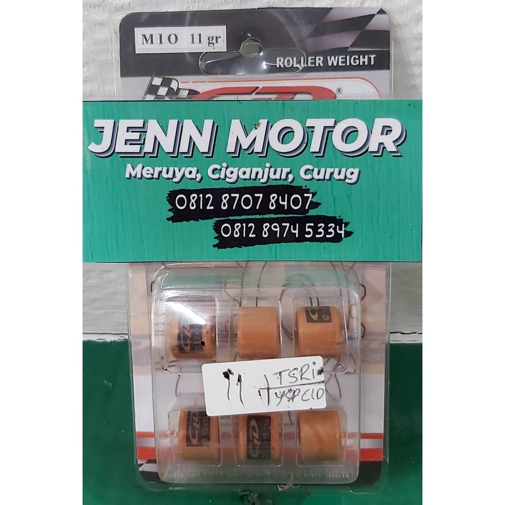 ROLLER RACING CLD MOTOR MIO KARBU, MIO SOUL FINO KARBU, UKURAN 11 GRAM