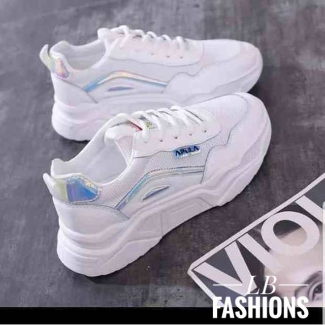 sneaker wanita/sepatu sneaker murah/sepatu sneakers wanita/sepatu putih cewe/sneaker