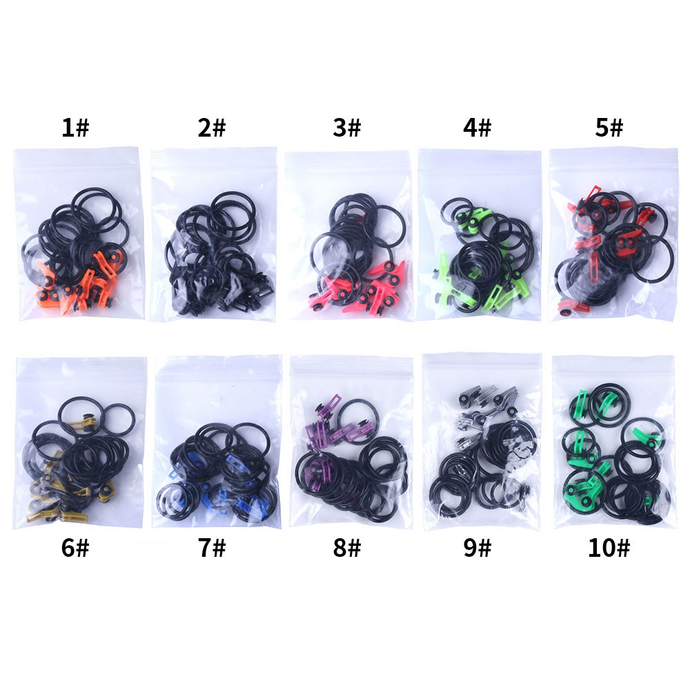 HENGJIA hook keeper 10pcs/bag fishing tackle joran pancing hanging baits fishing lure fishing tool