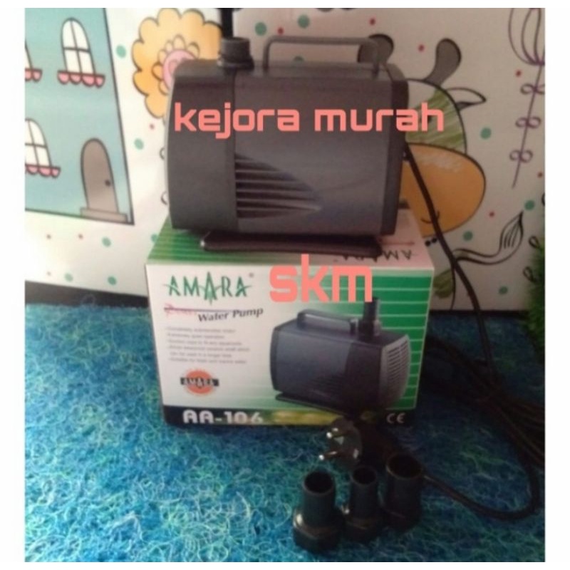 MESIN POMPA AIR AQUARIUM AMARA AA106 POMPA CELUP KOLAM - HIDROPONIK AMARA AA 106