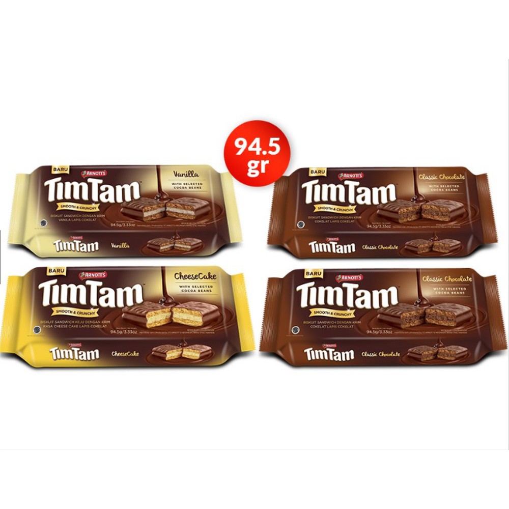 

Tim Tam Classic Chocolate Vanilla 94.5gr