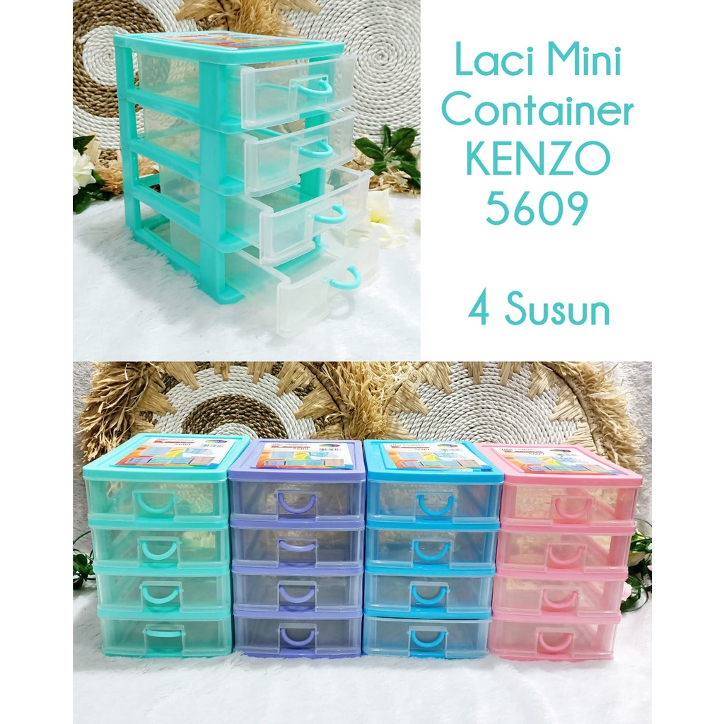 LACI MINI CONTAINER KENZO 5609 4 SUSUN