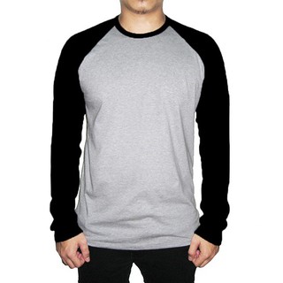 KAOS Lengan Raglan Panjang Kaos Polos Tangan Panjang KAOS Lengan Raglan Panjang Kaos Polos Tangan Panjang
