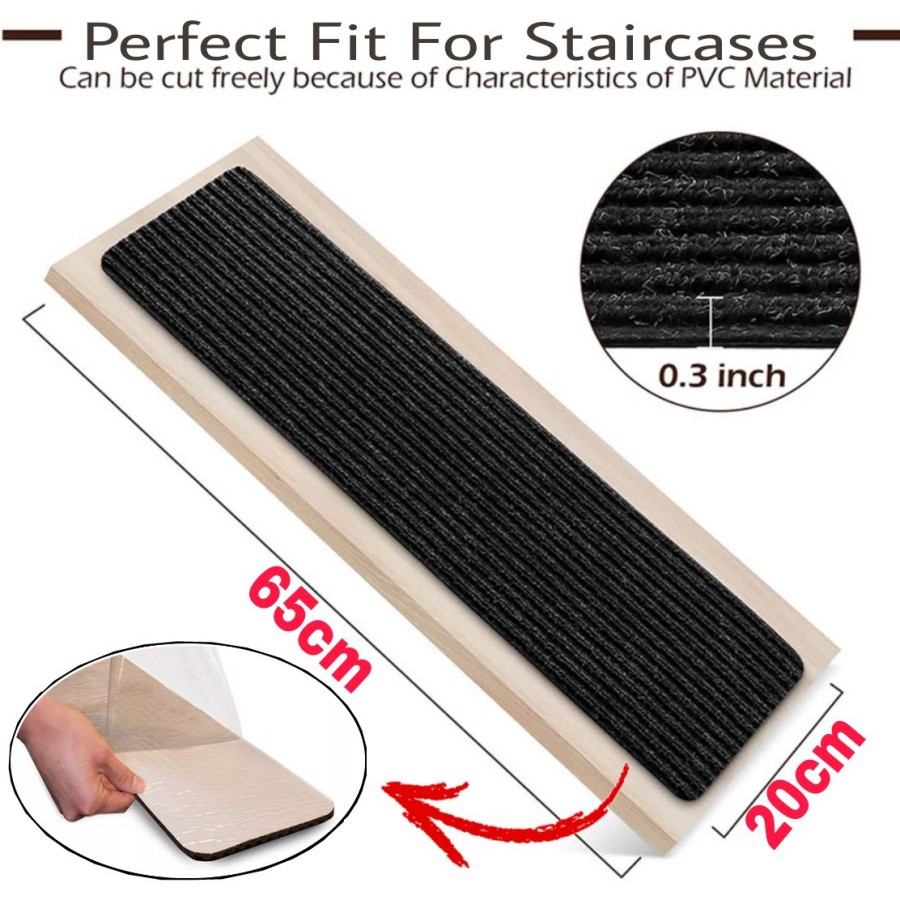 NA - Keset Tangga Anti Selip Dekorasi Tangga Rumah Stair Tread Mats