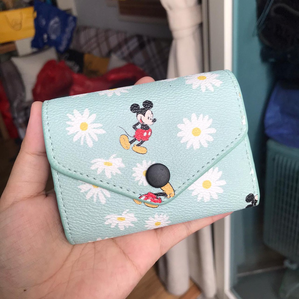 NEW MODEL DOMPET KARTU  CARD HOLDER MICKEY 6 WARNA 10,5x2x8cm