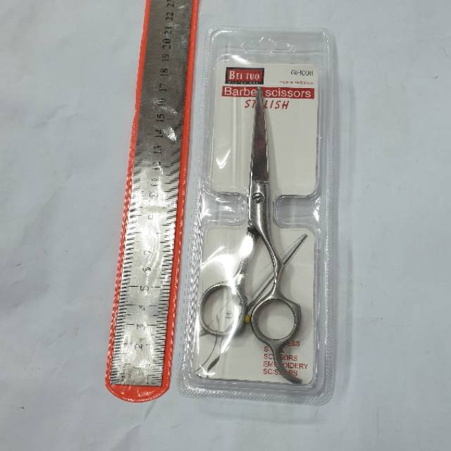 GUNTING RAMBUT STAINLESS BARBER SCISSORS STYLISH  GUNTING RAMBUT BAGUS TERMURAH