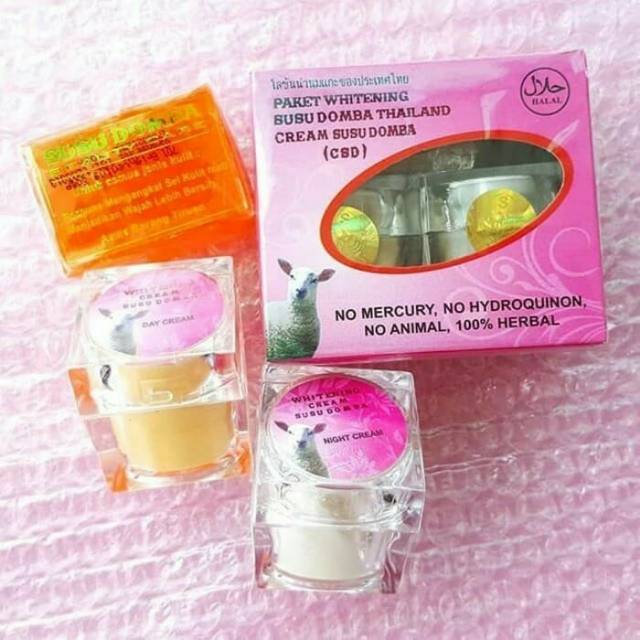CREAM CSD 3IN1 KEMASAN BESAR / CREAM SUSU DOMBA / HOLOGRAM ORIGINAL ( TUTUP POT EMBOS