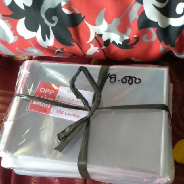 Plastik Opp Uk 12x15 Cm/plastik Undangan/plastik Baju. (isi 100 Lembar/pack)
