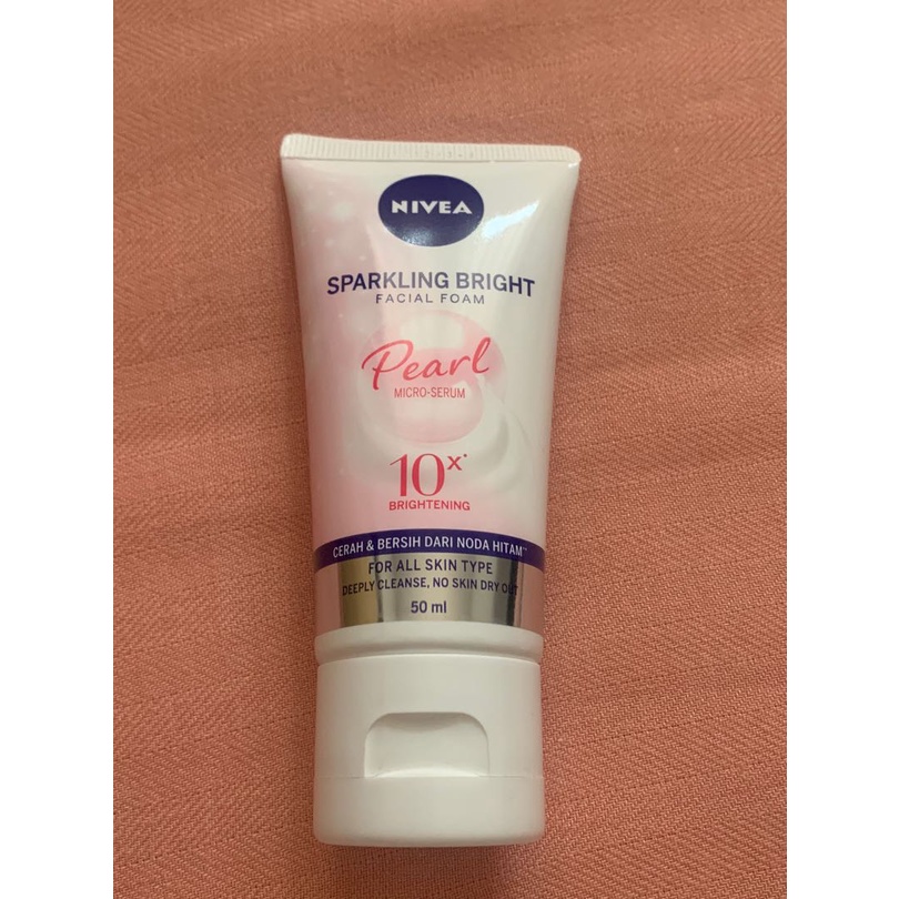 NIVEA Sparkling Bright Whitening Facial Foam 50 ml / 100 ml