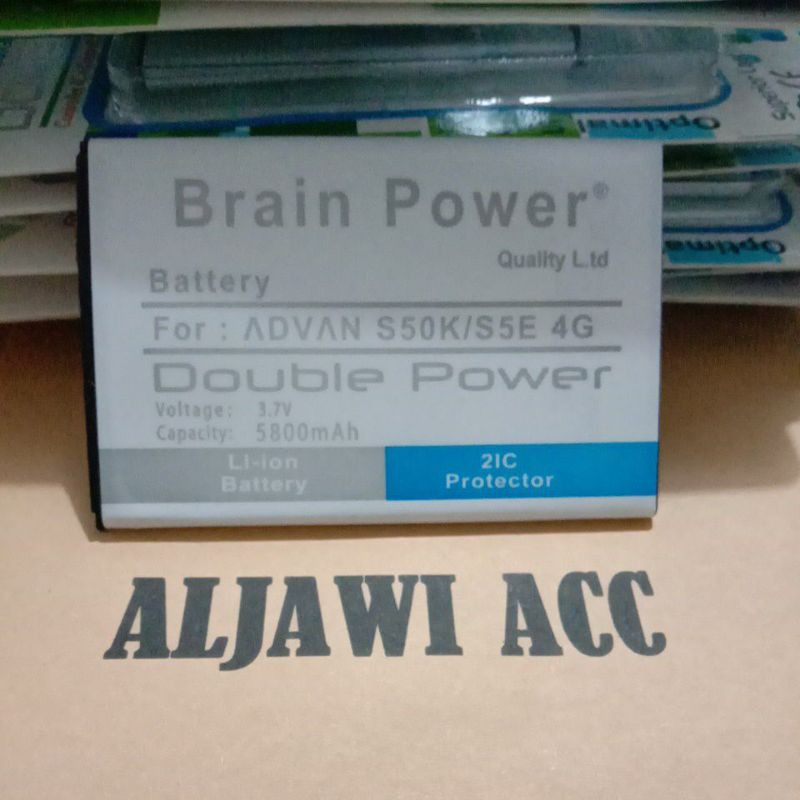 Batre Baterai Battery Advan S50K S5E 4G Original Battery Hp Double Power