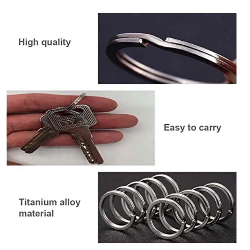 20 buah gantungan kunci bulat datar gantungan kunci selempang