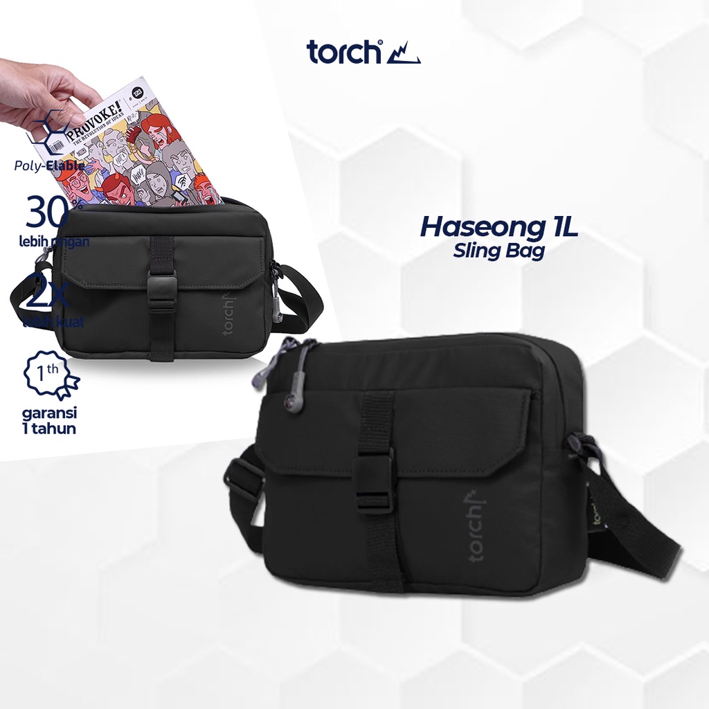 Torch Depok Tas Selempang / Tas Bahu / Sling Bag / Travel Pouch - Haseong 1Lt