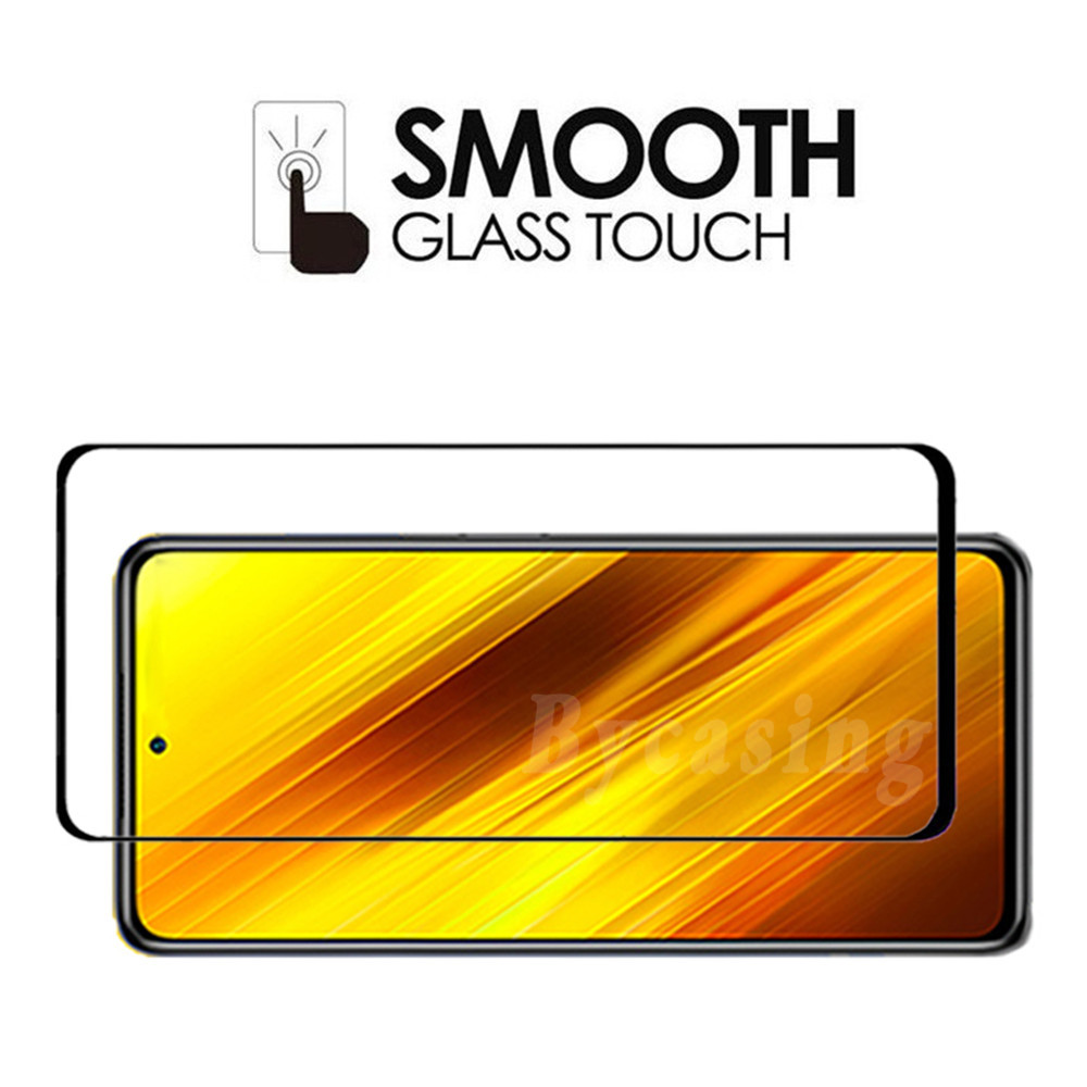 2-In-1 Tempered Glass Screen Protector For Xiami Poco X3 NFC HD Camera Lens Protective Anti Scratch Film BY