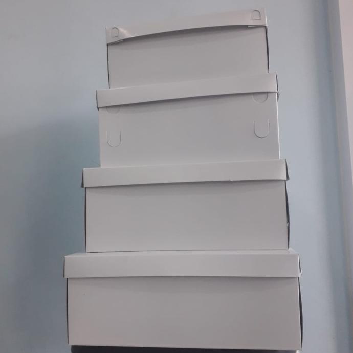 {{{{}}] KOTAK KUE TART / DOS KUE TART PUTIH POLOS UK 24 CM